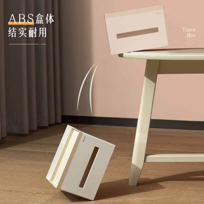 

Deli Desk Organizer/Tissue Box/Kotak Tissue dan Alat Tulis Elegan 8916 - Plastik Hijau
