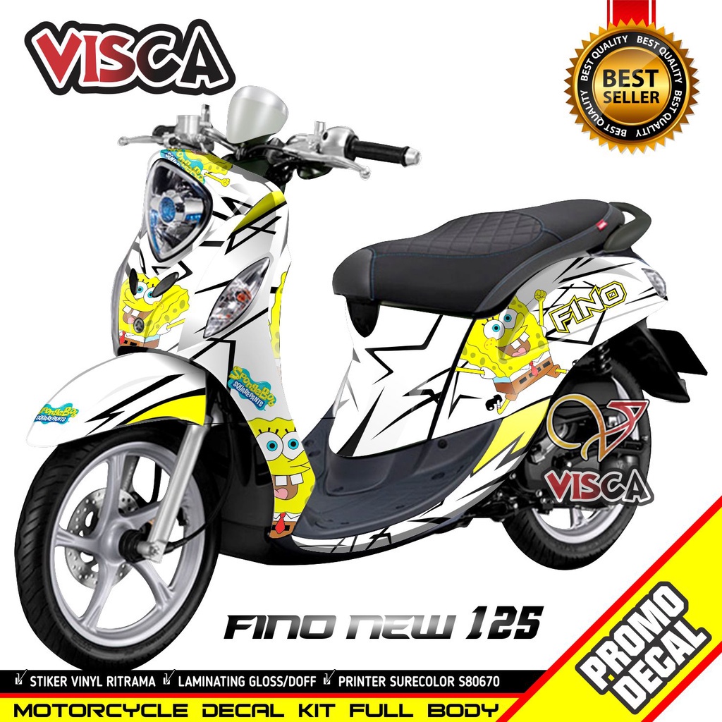 Decal Fino 125 Full Body Stiker Fino 125 Full Body Variasi Stiker Motor Fino 125 Full Body Striping 