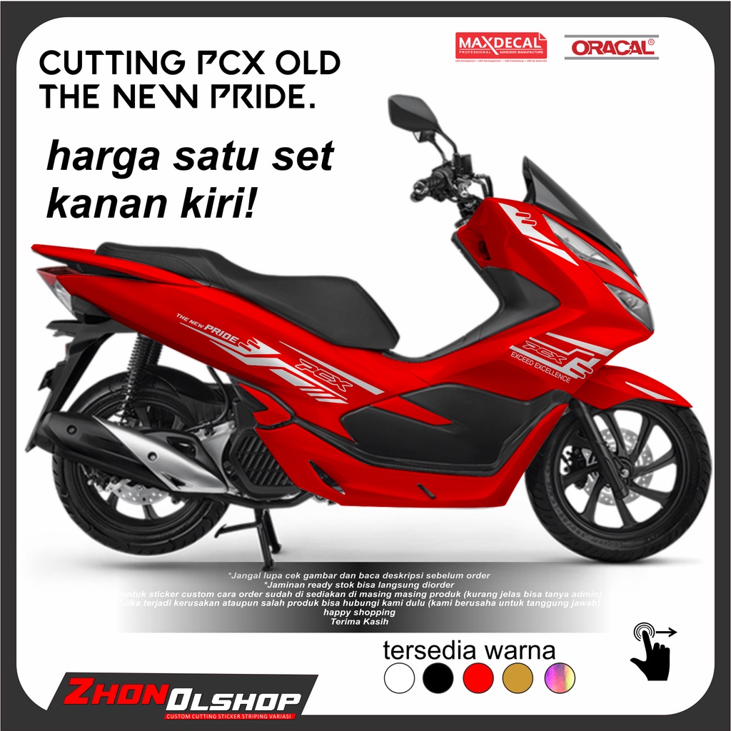 CUTTING STICKER PCX 2018 STRIPING VARIASI PCX 160 CUTTING STRIPING ALL PCX STRIPING PCX LIS BODY PCX