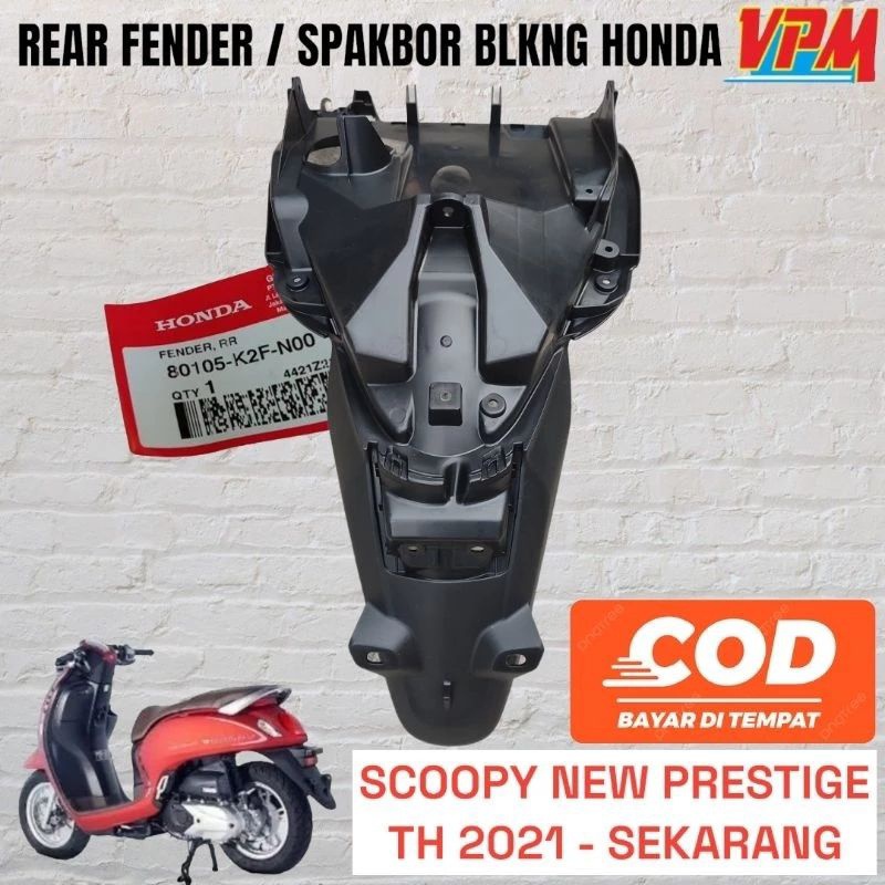 spakbor belakang honda scoopy new prestige 2021 K2F original