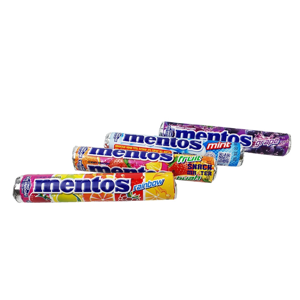 

Mentos Roll - Stay Fresh with Chewy Dragees Mint Candy - 29g.