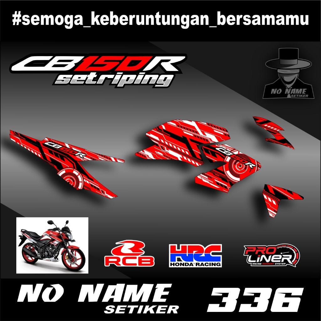 STRIPING CB150R Old CB 150 R Old (336) Cb150rOld Stiker setiker sticker