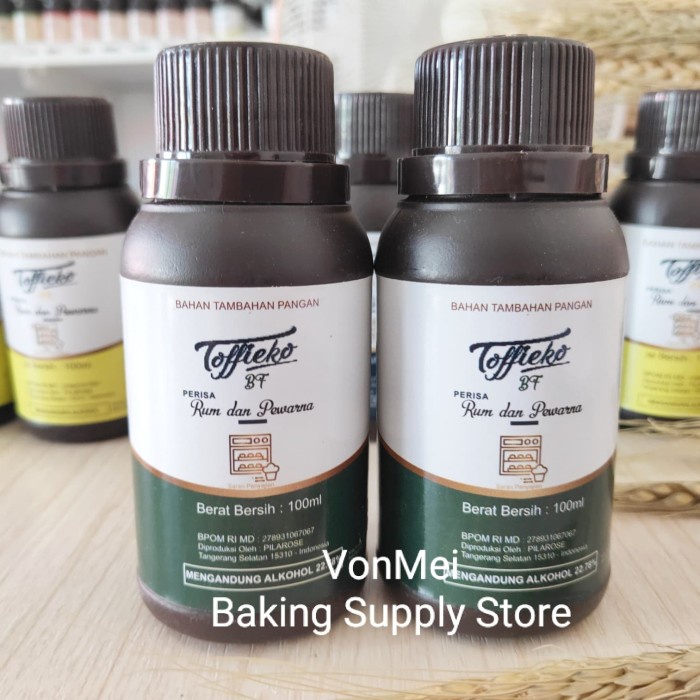

Promo Best Seller TOFFIECO Rhum RUM BF Blackforest Paste Perisa Pasta 100 gr Wangi