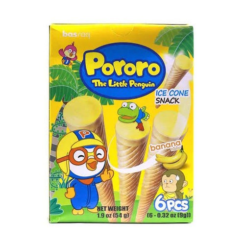 

PORORO BINGBING CONE BANANA 54GR