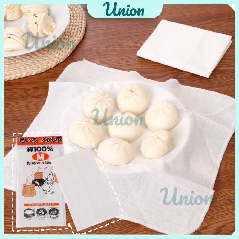 

UM Kain Pao Anti Lengket / Kain Dimsum / Alas Pengukus Masak/Roti Kue Kain Anti Lengket / Alat Untuk Mengukus Makanan / Kain Kukusan