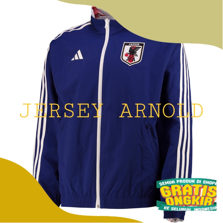 JAKET JEPANG HOME PREMATCH PRE MATCH TRAINING TRACKSUIT MIDLAYER MUSIM 22 23 2022 2023 GO GRADE ORI 