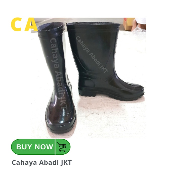 SEPATU BOOT PENDEK HITAM