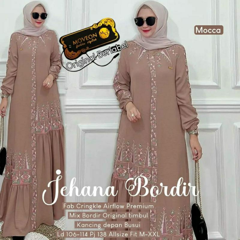 KOLEKSI BV Tarra maxy / ZIVANA DRESS/JEHANA DRESS BORDIR