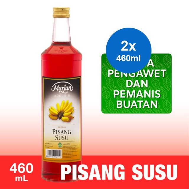 

Marjan Boudoin Syrup Pisang Susu 460ml x 2