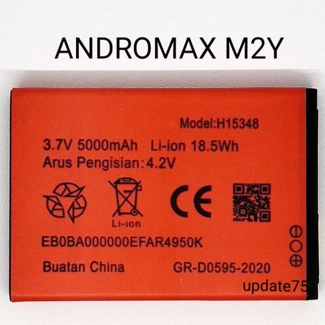 Baterai MODEM Mifi 4G Smartfren Andromax M2Y  H15348 original Wifi Modem BATTERY BATRE BATREI Batrey