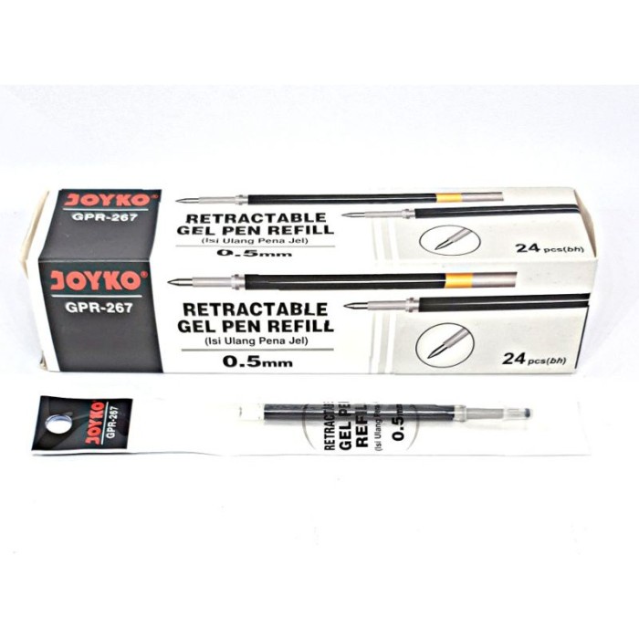 

Isi Ulang Refill Pulpen Gel Joyko GPR 267 Grosir - Hitam