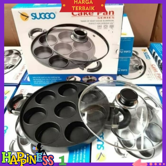 Cetakan Suggo Martabak Mini 8 Lubang CETAKAN 8 DATAR  CAKE PAN SUGGO