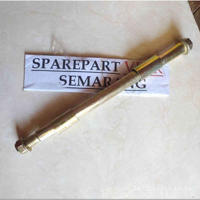 As roda depan shock 43 viar tossa panjang 30cm diameter as 20mm + mur dan collar - Sparepart Viar on