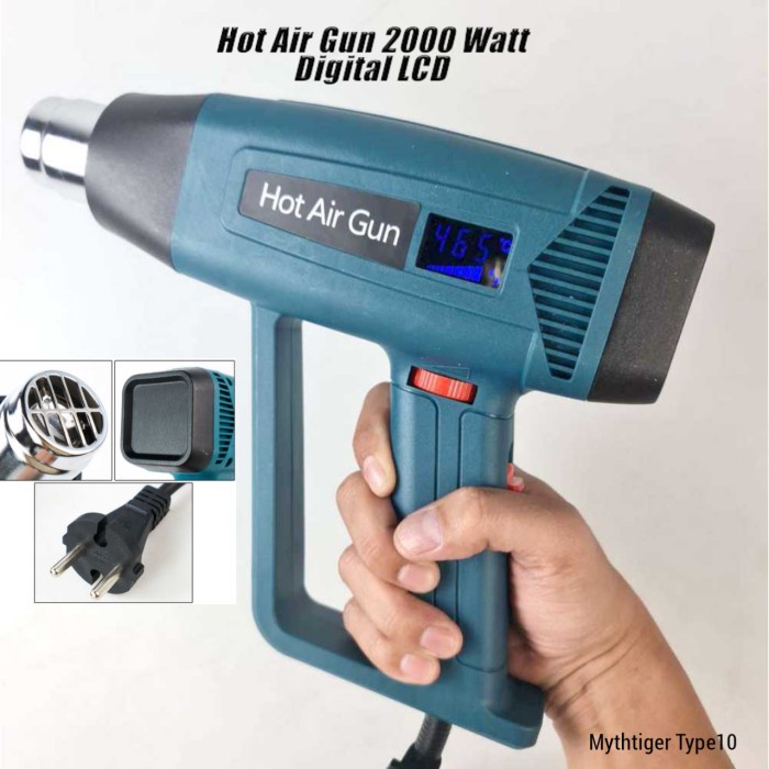 Hot air Blower Hp Mini Portable Solder Tools kit Heat Gun Electric - Type10 2000W
