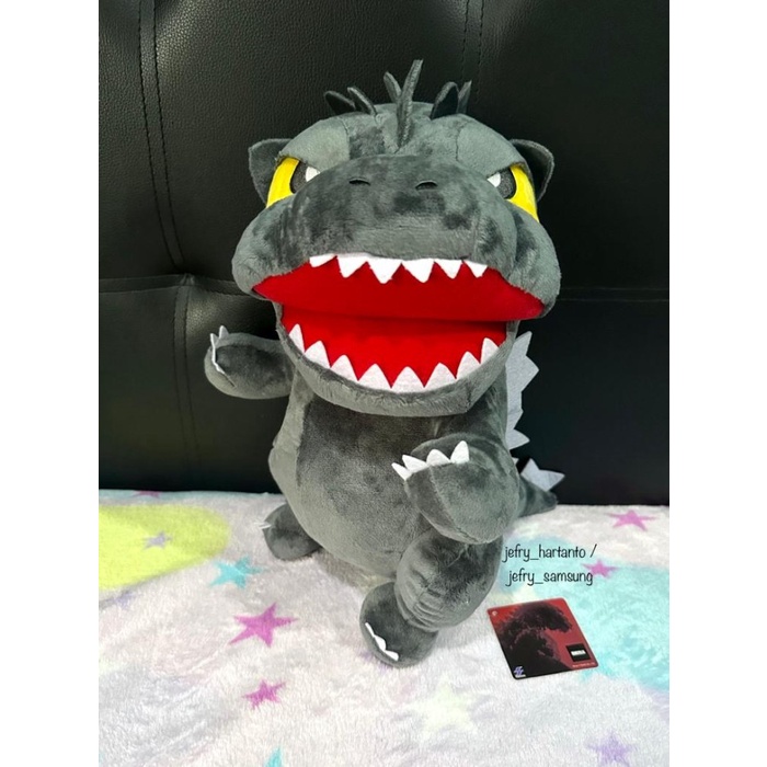Boneka Godzilla Roaring Big Plush Original SK Japan Jepang RARE Toreba