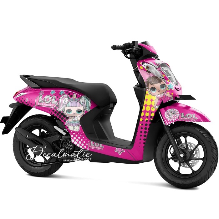 Decal Honda Genio Full Body Stiker Variasi  - Lol Surprise