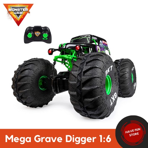 Maenan Mainan Mobil Mobilan Monster Moster Jam Trucks Truck Truk RC Remote Remot Control Kontrol Meg