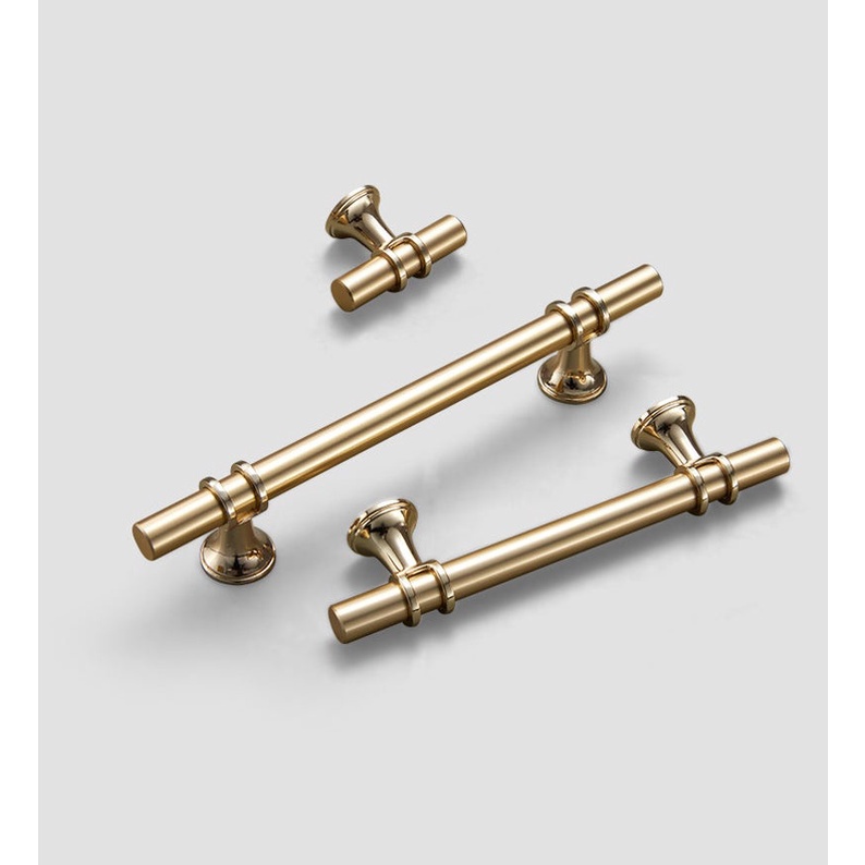 Gold handle Gagang Pintu Emas Champagne Kitchen Knob Gold Bar Pull