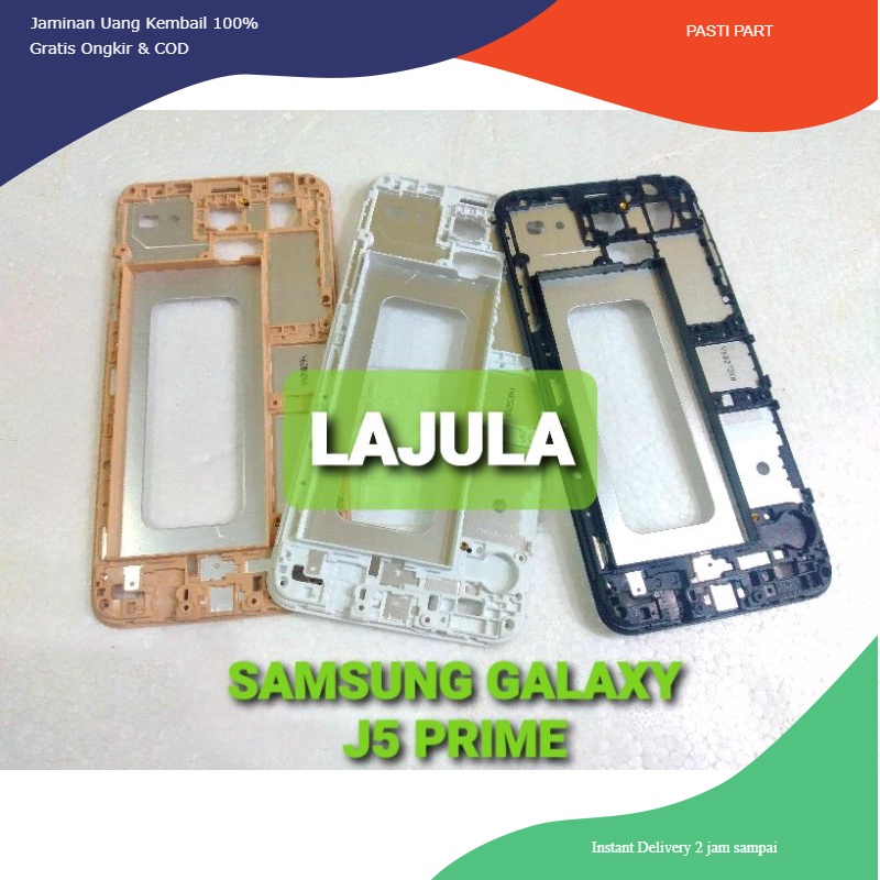 freme lcd tatakan lcd tulang tengah samsung j5 prime original