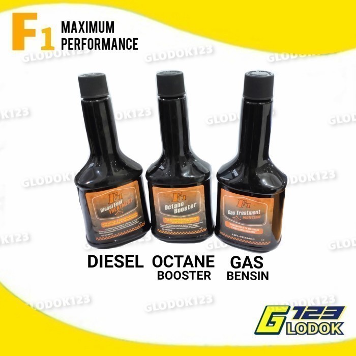 Octane Booster Motor Mobil Additive Oktan Pembersih Gas Bensin Diesel - Octane Booster, Tanpa Bubble