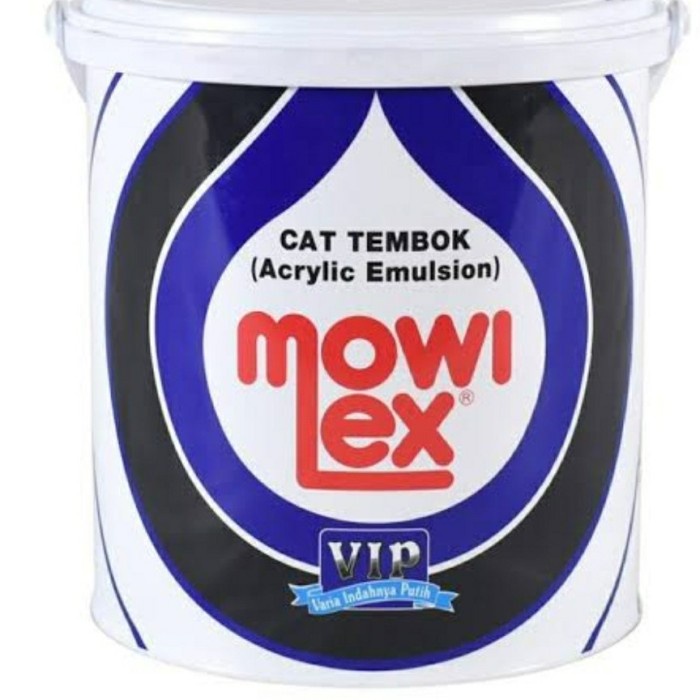 CAT TEMBOK MOWILEX EMULSION VIP E1000 PUTIH PRIMA 20LTR PAIL