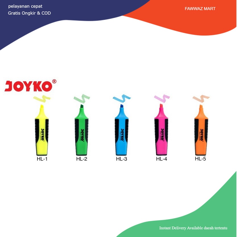 

Highlighter Joyko HL-1/5 (Pcs)