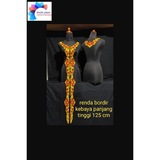 renda bordir kebaya panjang