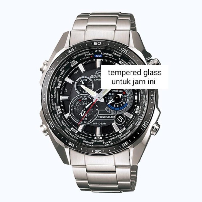 nur tempered glass for CASIO EDIFICE EQS-500DB-1A1 anti gores jam tangan TG pelindung layar screen p