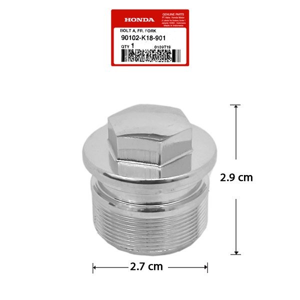 90102-K18-901 Baut Tutup Shock Depan CB 150 X Verza Megapro Fi