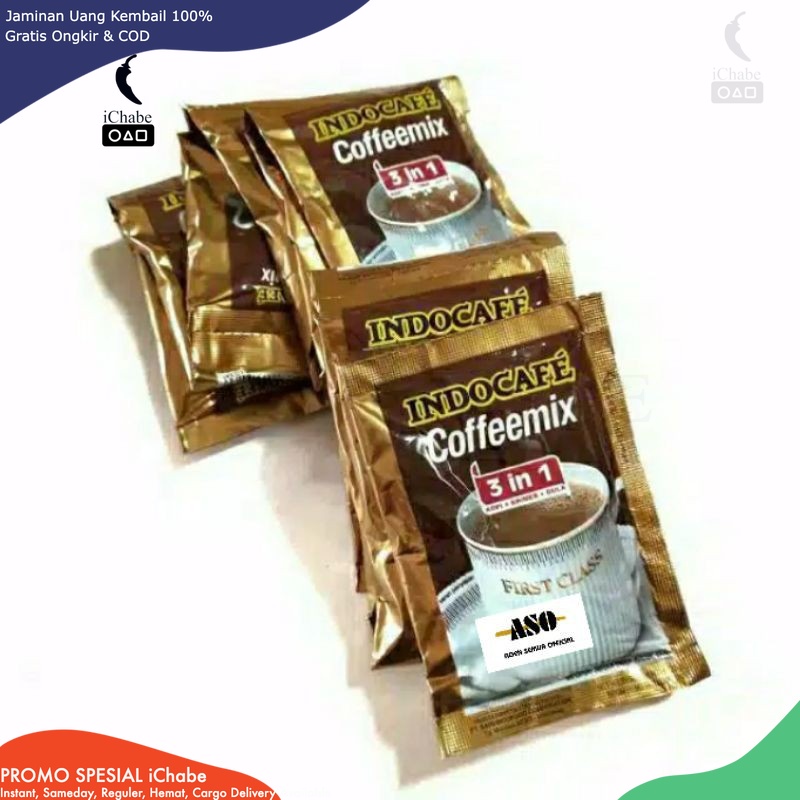 

[BISA COD] DS INDOCAFE COFFEMIX 3IN1 20GR RENCENG (ISI 10)