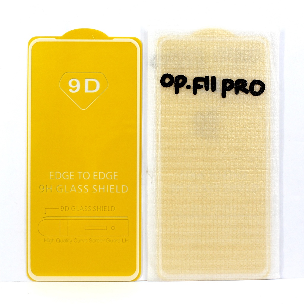 TEMPERED GLASS 9D OPO F11 PRO- 2019 CPH1969 PUTIH = REA X K3 TERBARU