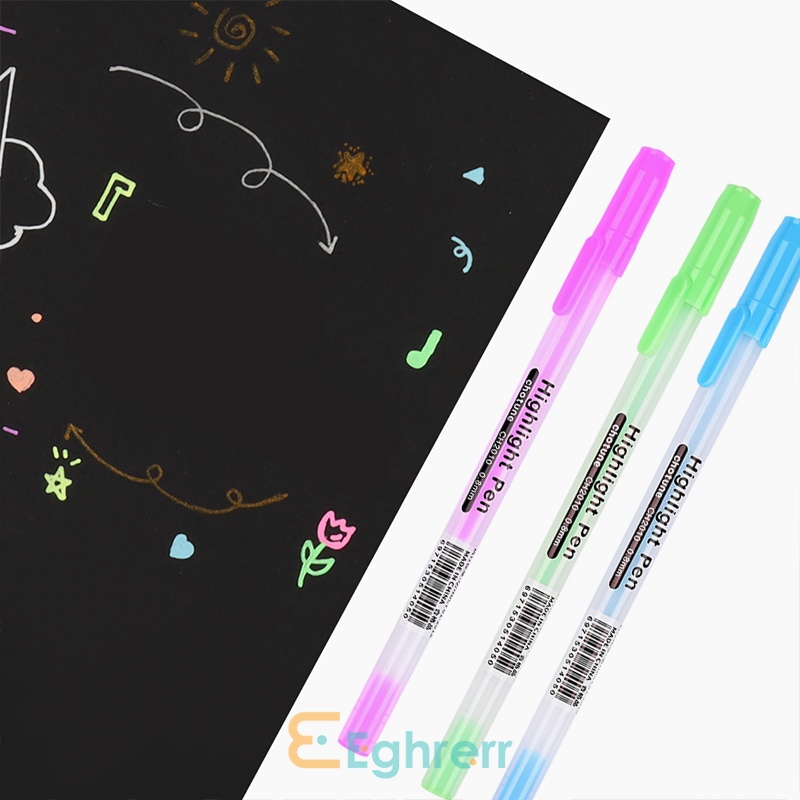 

✨EG-Penyorot Warna stabilo Highlighter Pen Coretan orisinalitas School Supplies-Eghrerr