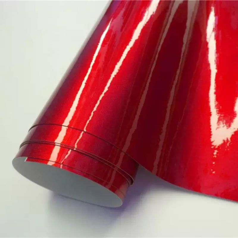 skotlet motor merah metalik candy / stiker skotlet motor warna merah candy / merah metalic