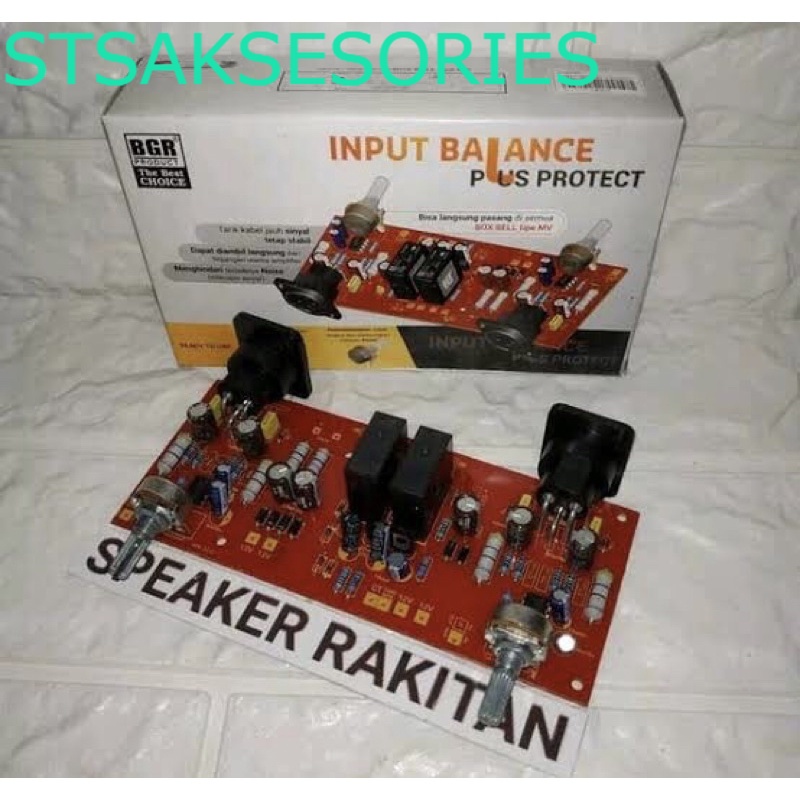 Kit Input Balance Stereo Plus Protector BELL BGR