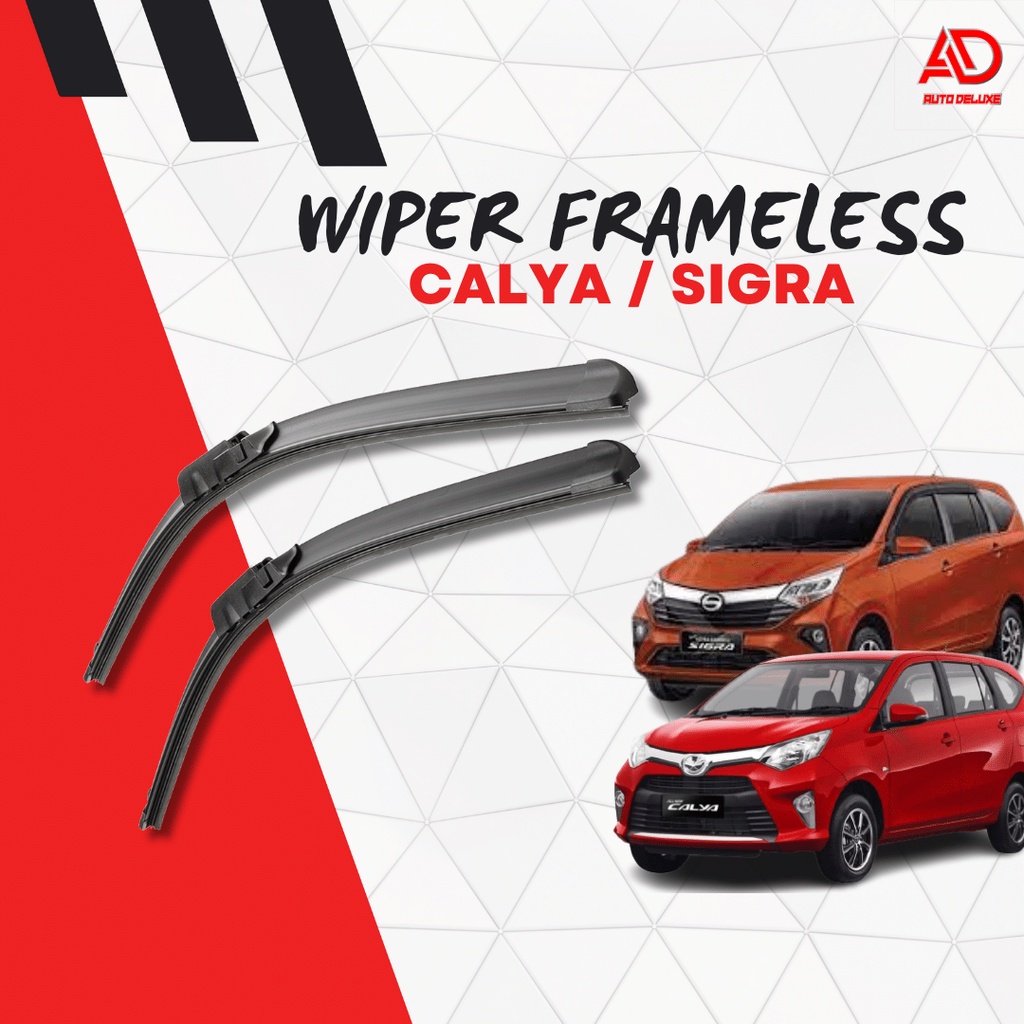 Wiper Calya Sigra Sapuan Kaca Mobil Model Frameless Banana Karet 1 Set Ori Variasi Wiper Mobil Toyot