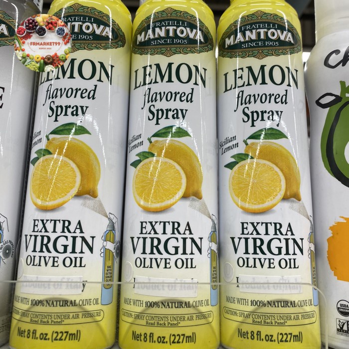 

Mantova Lemon Spray Extra Virgin Olive Oil 227 ml