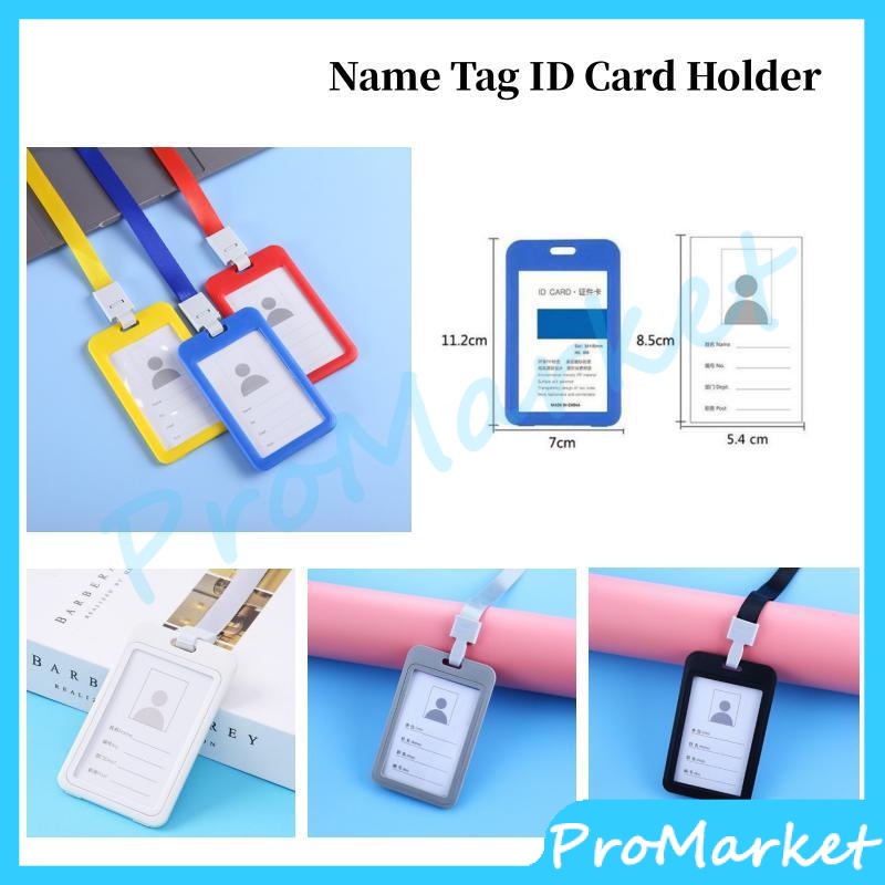 

Name Tag ID Card Holder Gantungan Kartu Nama Atau Panitia / Panitia / Gantungan Kartu Nama/ Tali Id card Nama / Holder Nilon + Tali Lanyard / Nametag