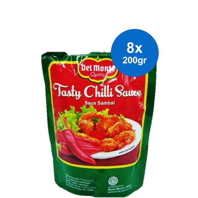 

Delmonte Saus Tasty Chilli 200 gr x 8