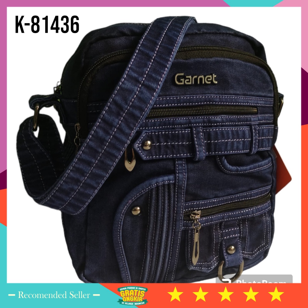 Tas Pria Keren Premium Kuat tidak jebol simple kekinian - Elzackofficialstore-Tas Selempang Pria Tas