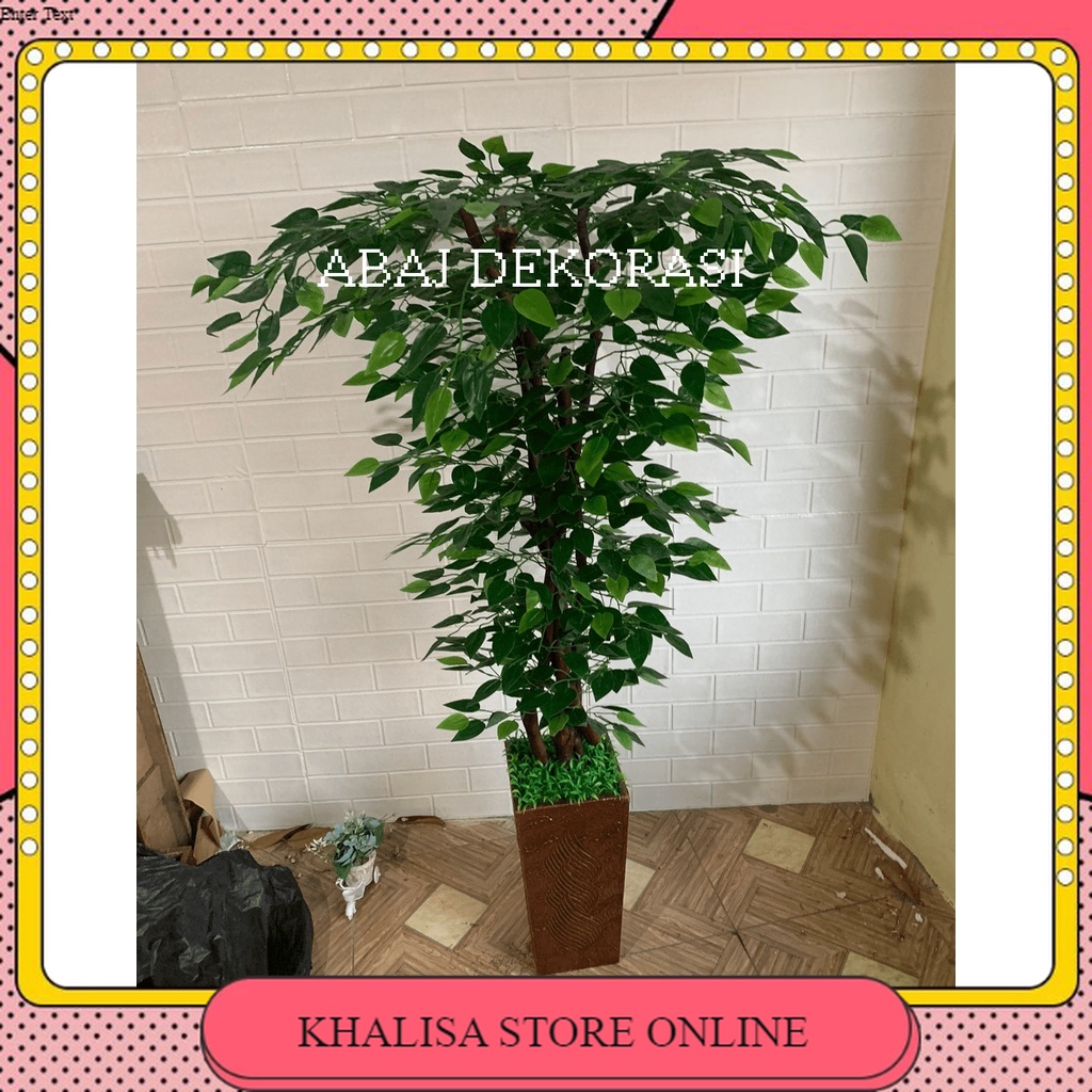 Pohon Hias Beringin/Pohon Artificial/Pohon Plastik/Tanaman Beringin/Pohon Hias/Dekorasi Rumah/Pohon 