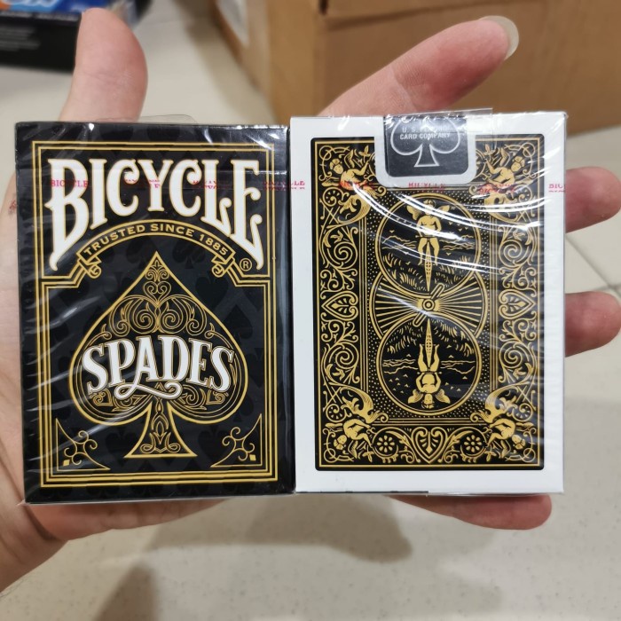 BICYCLE SPADES PLAYING CARD KARTU REMI SULAP POKER