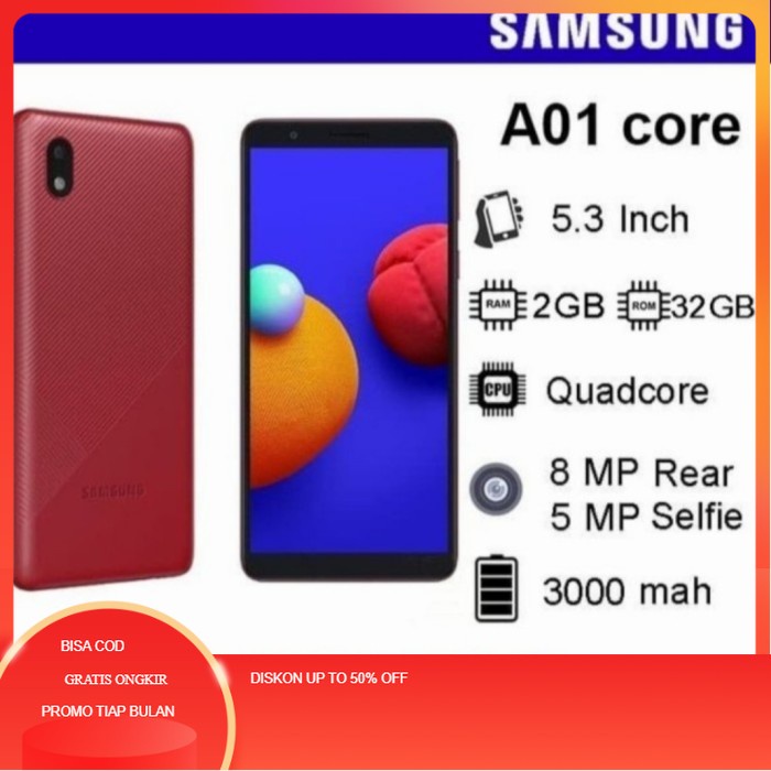 Samsung Galaxy A01 Core 2/32 GB Garansi Resmi SEIN