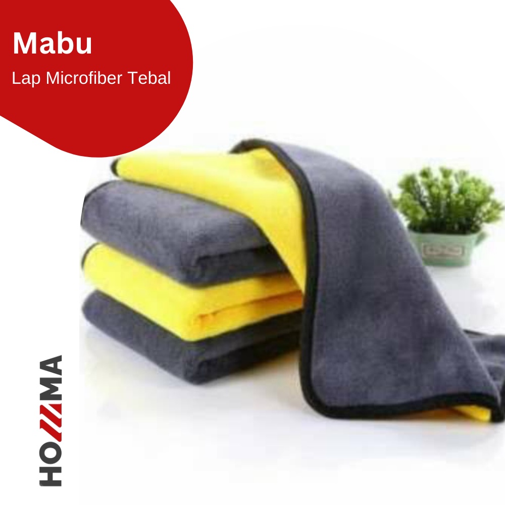 Lap Microfiber 800gsm Handuk Tebal Multifungsi