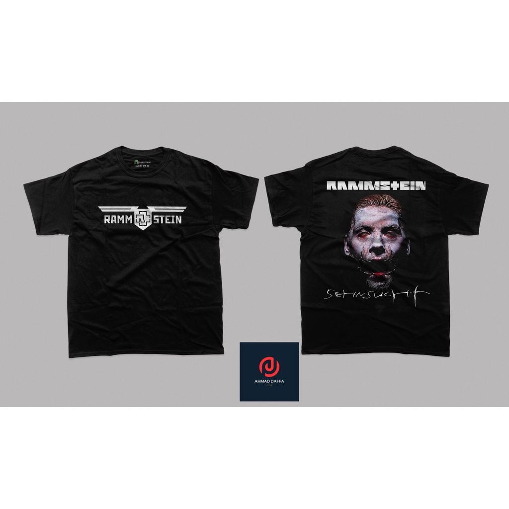 BAND - Rammstein T-Shirt - Baju - Kaos - Baju Kaos Vintage - Cotton Combed 24s