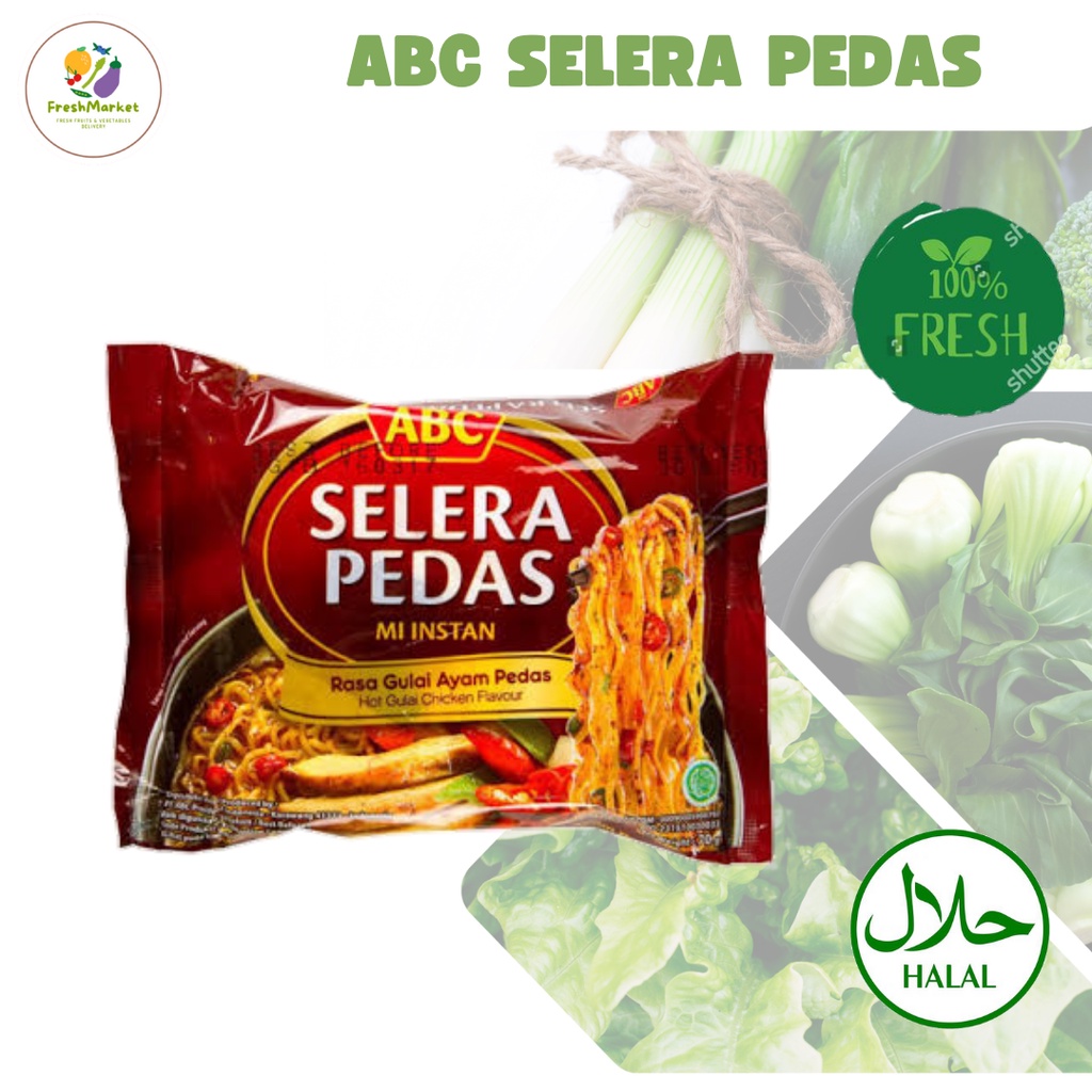 

Mie ABC Selera Pedas Per Bungkus Freshmarketlampung