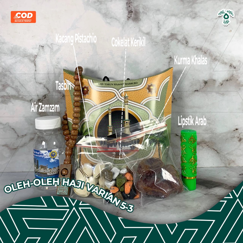 

OLEH OLEH HAJI UMROH ZAMZAM KHALAS KERIKIL TASBIH PISTACHIO LIPSTICK VARIAN 3