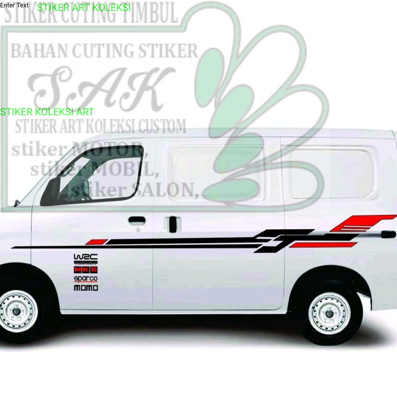 Stiker art STIKER STRIPING LIST MOBIL GRANDMAX STIKER BODY MOBIL GRANDMAX APV TERBARU TERLARIS