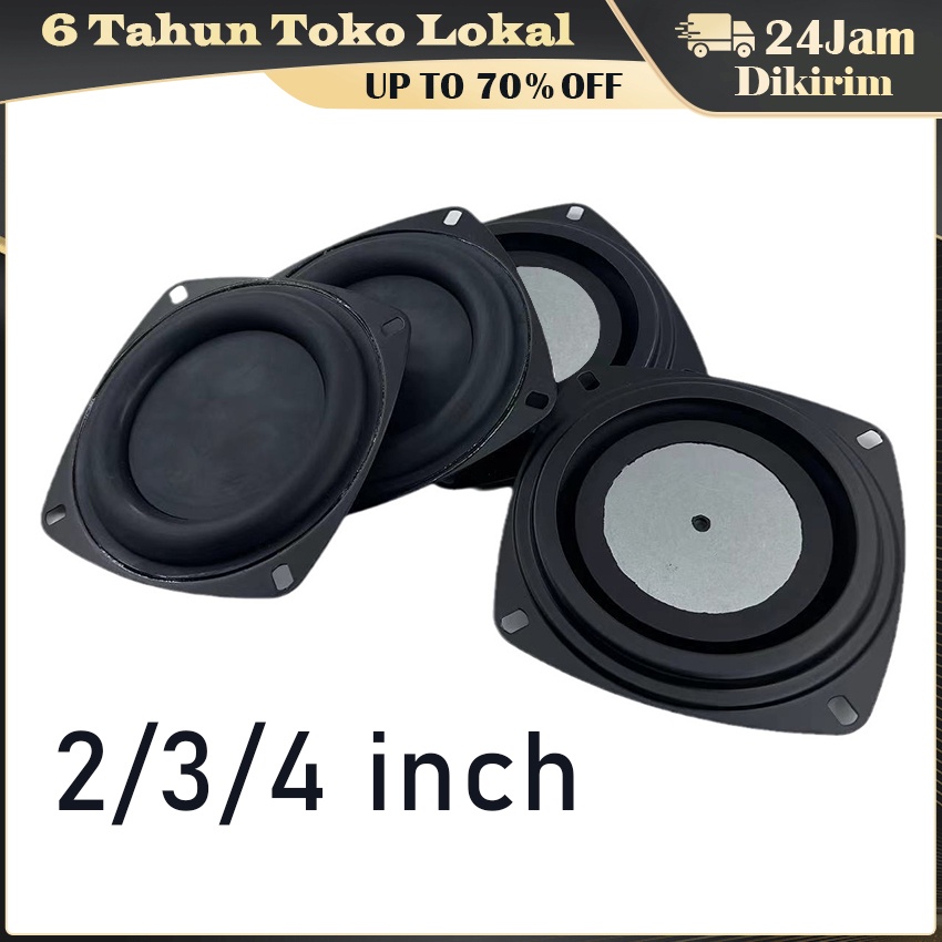 2 Inch 3 Inch 4 Inch Berbentuk Persegi Passive Bass Radiator / Membran Woofer Subwoofer / Terbatas P