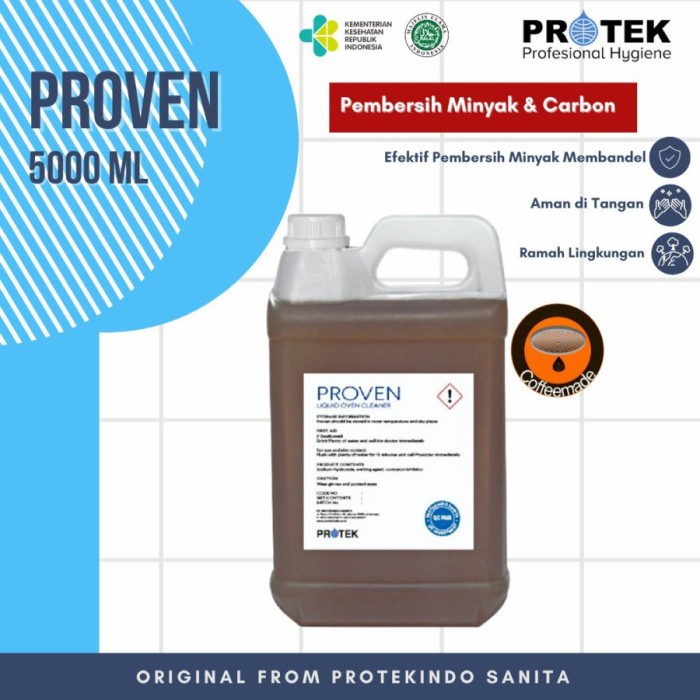 Chemical Proven/Cairan Pembersih Minyak, Arang Heavy Duty - Proven