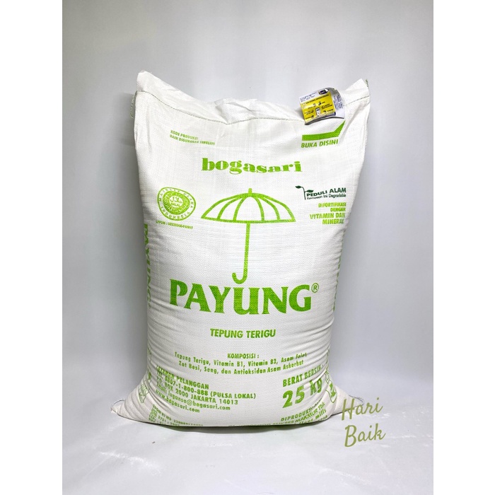 

[Big Sale] Terigu payung 25 kg bogasari (grab/gosend only)